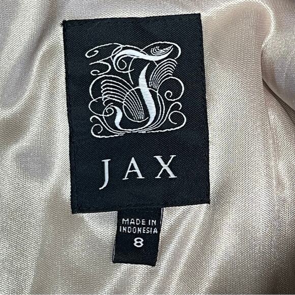 Jax dress champagne formal bridal satin sequin lace lined party size 8 - Picture 4 of 5